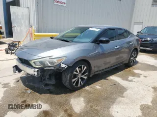 2017 Nissan Maxima Platinum with VIN 1N4AA6AP7HC360611, listed as a Copart auction lot 58197115 with 145,957 mi miles and Salvage title. Bid and sale history available at DreamBid. Image 1.