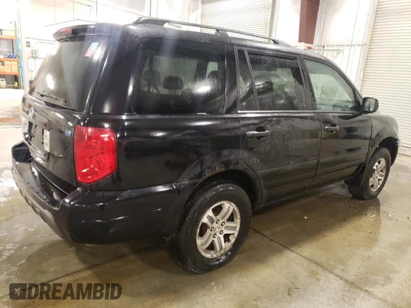 2003 Honda Pilot EX with VIN 2HKYF18643H620907, listed as a Copart auction lot 55442335 with 151,640 mi miles and Clean Title. Bid and sale history available at DreamBid. Image 3.
