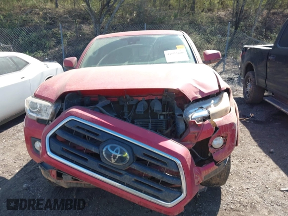2018 Toyota Tacoma SR with VIN 5TFCZ5AN1JX154722, listed as a IAAI auction lot 41693606 with 123,916 mi miles. Bid and sale history available at carsss.com. Image 6.
