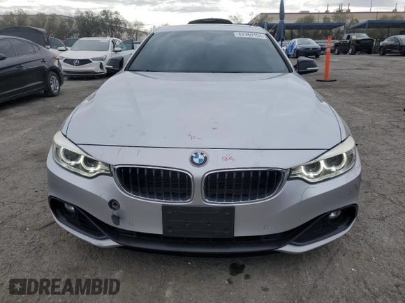 2015 BMW 4 Series 428i with VIN WBA4A9C54FGL85179, listed as a Copart auction lot 82369104 with 118,189 mi miles and Salvage title. Bid and sale history available at DreamBid. Image 5.