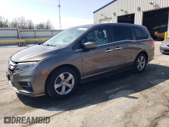 2018 Honda Odyssey EX-L with VIN 5FNRL6H76JB066266, listed as a Copart auction lot 52772545 with Not Provided miles and Non Repairable. Bid and sale history available at DreamBid. Image 1.