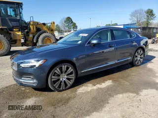 2023 Volvo S90 Plus with VIN LVY062MNXPP318279, listed as a Copart auction lot 45365435 with 17,982 mi miles and Salvage Title. Bid and sale history available at carsss.com. Image 1.