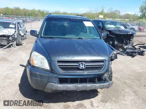 2005 Honda Pilot EX-L with VIN 2HKYF18625H515771, listed as a IAAI auction lot 42152527 with 293,380 mi miles and . Bid and sale history available at DreamBid. Image 12.
