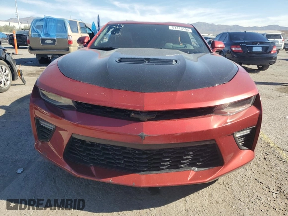 2017 Chevrolet Camaro 2SS with VIN 1G1FH1R7XH0137976, listed as a Copart auction lot 57410195 with 70,349 mi miles and Salvage title. Bid and sale history available at DreamBid. Image 5.