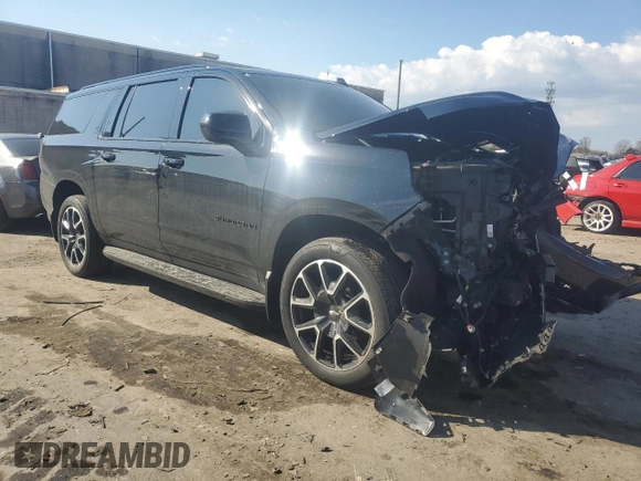 2023 Chevrolet Suburban RST with VIN 1GNSKEKD4PR226099, listed as a Copart auction lot 43629605 with 62,070 mi miles and Salvage Title. Bid and sale history available at carsss.com. Image 4.