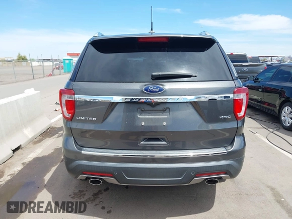 2018 Ford Explorer Limited with VIN 1FM5K8F83JGB56856, listed as a IAAI auction lot 42085347 with 80,454 mi miles and . Bid and sale history available at DreamBid. Image 17.