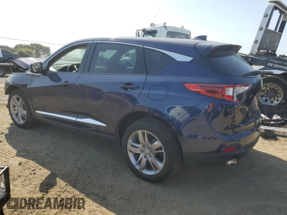 2019 Acura RDX Advance with VIN 5J8TC2H72KL030606, listed as a Copart auction lot 59848905 with 27,123 mi miles and Salvage title. Bid and sale history available at DreamBid. Image 2.