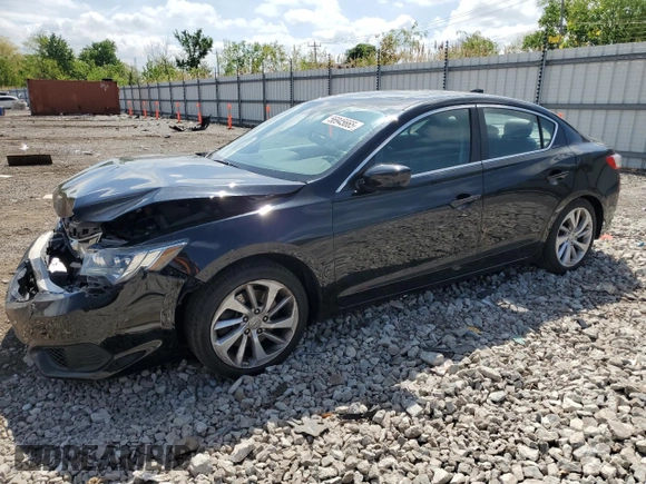2018 Acura ILX Premium with VIN 19UDE2F72JA008455, listed as a Copart auction lot 56945665 with Not provided miles and Salvage title. Bid and sale history available at DreamBid. Image 1.
