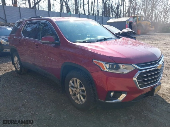 2018 Chevrolet Traverse LT Cloth with VIN 1GNEVGKW8JJ248064, listed as a IAAI auction lot 41789870 with 123,258 mi miles. Bid and sale history available at carsss.com. Image 1.