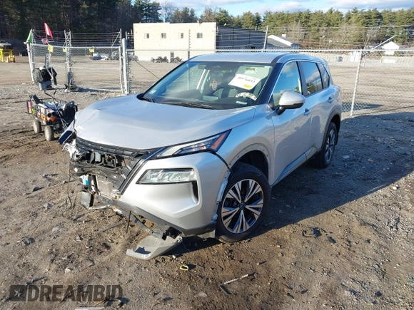 2022 Nissan Rogue SV with VIN 5N1BT3BB3NC708485, listed as a IAAI auction lot 40976033 with 87,517 mi miles. Bid and sale history available at carsss.com. Image 17.