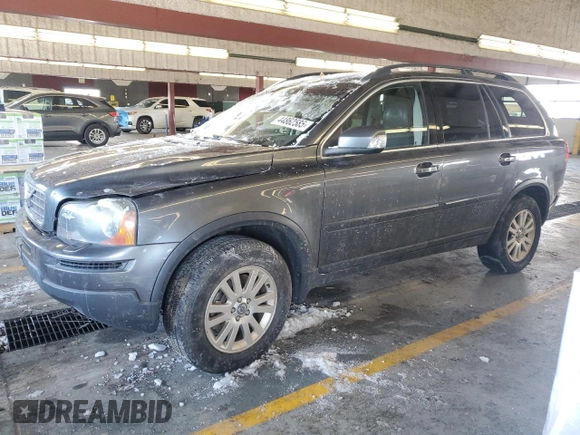 2008 Volvo XC90 I6 with VIN YV4CM982781487034, listed as a Copart auction lot 44862585 with 0 mi miles and Clean Title. Bid and sale history available at carsss.com. Image 1.