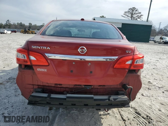 2016 Nissan Sentra SV with VIN 3N1AB7AP9GY310363, listed as a Copart auction lot 48677115 with 143,395 mi miles and Salvage Title. Bid and sale history available at DreamBid. Image 6.