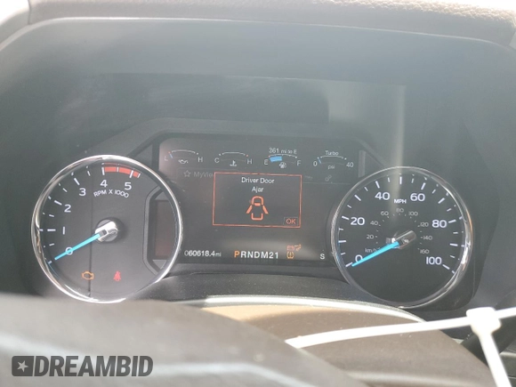 2019 Ford F-350 XL with VIN 1FT8W3DT9KEG33741, listed as a Copart auction lot 59257985 with 60,618 mi miles and Salvage title. Bid and sale history available at DreamBid. Image 9.