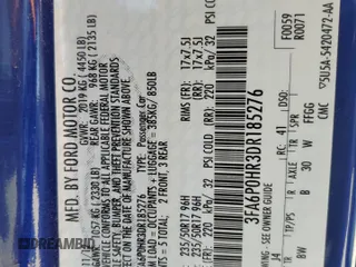 2013 Ford Fusion SE with VIN 3FA6P0HR3DR185276, listed as a Copart auction lot 60848535 with 156,413 mi miles and Salvage title. Bid and sale history available at DreamBid. Image 12.