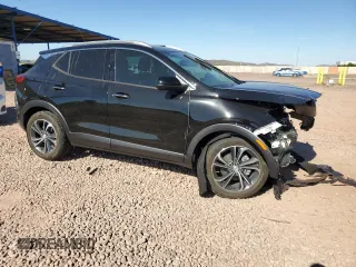 2022 Buick Encore GX Essence with VIN KL4MMFSL9NB084454, listed as a Copart auction lot 55163775 with 4,335 mi miles and Salvage title. Bid and sale history available at DreamBid. Image 4.