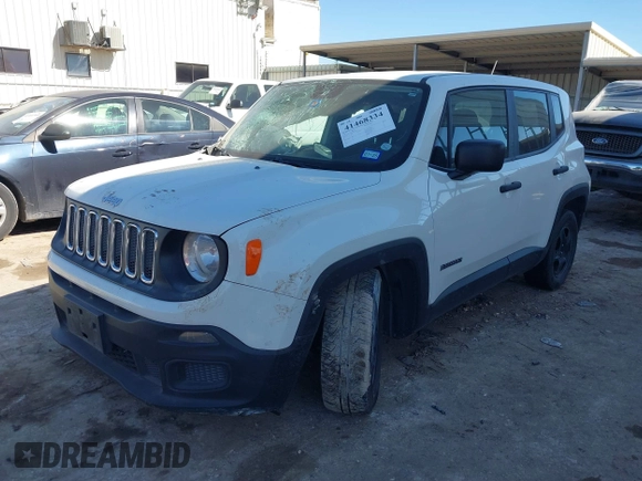 2017 Jeep Renegade Sport with VIN ZACCJAAB0HPG16772, listed as a IAAI auction lot 41468334 with 125,192 mi miles and . Bid and sale history available at DreamBid. Image 18.