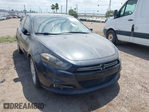 2014 Dodge Dart GT with VIN 1C3CDFEB9ED865875, listed as a IAAI auction lot 42037517 with 177,700 mi miles. Bid and sale history available at carsss.com. Image 1.