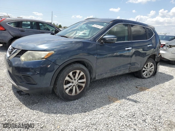 2015 Nissan Rogue S with VIN 5N1AT2MT2FC927158, listed as a Copart auction lot 52344415 with 137,165 mi miles and Salvage Title. Bid and sale history available at carsss.com. Image 1.