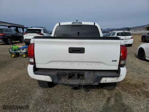 2019 Toyota Tacoma 4WD SR with VIN 3TMCZ5AN3KM207007, listed as a Copart auction lot 81179124 with 0 mi miles and Salvage Title. Bid and sale history available at carsss.com. Image 6.