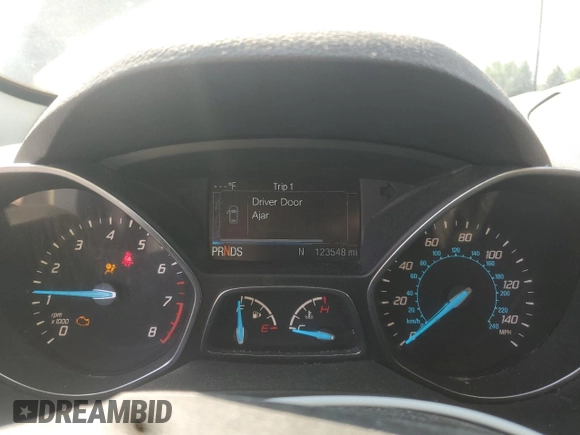 2016 Ford Escape Titanium with VIN 1FMCU9J98GUB32375, listed as a Copart auction lot 59564885 with 123,548 mi miles and Salvage title. Bid and sale history available at DreamBid. Image 9.