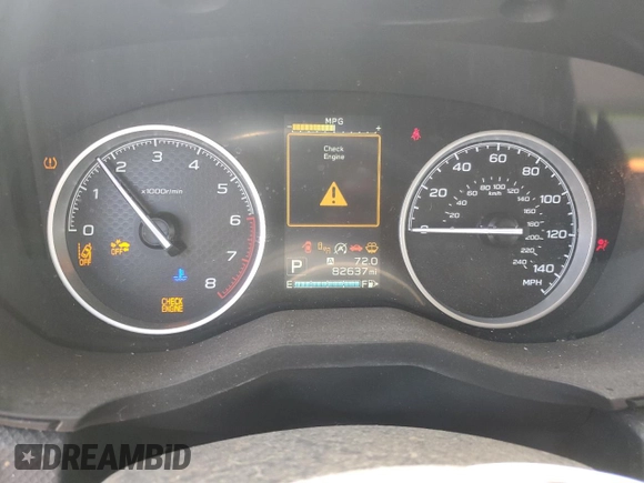 2020 Subaru Forester Premium z VIN JF2SKAJC6LH554961, wystawiony jako Copart lot #61770095 z przebiegiem 82 637 mil mil oraz Szkoda całkowita • Salvage title. Historia ofert i sprzedaży dostępna na DreamBid. Obrazek 9.