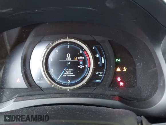 2020 Lexus IS 300 F Sport with VIN JTHGA1D28L5102360, listed as a IAAI auction lot 42591416 with 59,777 mi miles and . Bid and sale history available at DreamBid. Image 7.