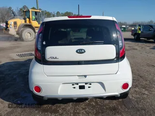 2018 Kia Soul + with VIN KNDJP3A5XJ7604109, listed as a IAAI auction lot 41408748 with 164,457 mi miles. Bid and sale history available at carsss.com. Image 16.