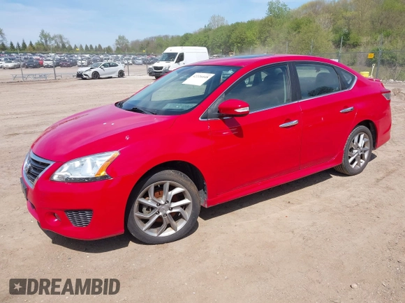 2015 Nissan Sentra S with VIN 3N1AB7AP1FY298207, listed as a IAAI auction lot 42226048 with 120,549 mi miles and . Bid and sale history available at DreamBid. Image 2.