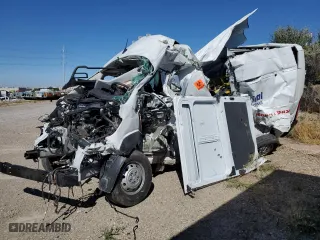 2023 Ram ProMaster Cargo Van with VIN 3C6LRVBG9PE557752, listed as a Copart auction lot 73028444 with 0 mi miles and Salvage Title. Bid and sale history available at carsss.com. Image 1.