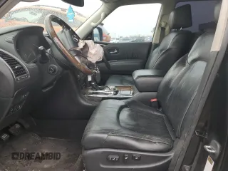 2012 Infiniti QX56 8-passenger with VIN JN8AZ2NC6C9317259, listed as a Copart auction lot 47020405 with 245,235 mi miles and Non Repairable. Bid and sale history available at carsss.com. Image 7.