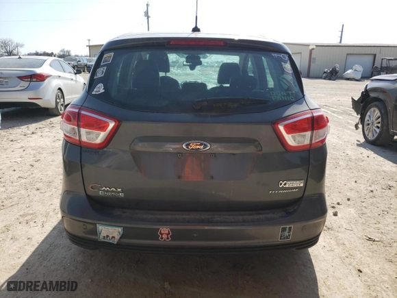 2017 Ford C-Max Energi Titanium with VIN 1FADP5FU2HL103571, listed as a Copart auction lot 41989903 with 77,444 mi miles. Bid and sale history available at carsss.com. Image 6.