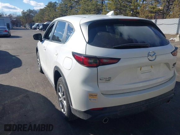 2022 Mazda CX-5 2.5 S Preferred Package with VIN JM3KFBCM4N0629177, listed as a IAAI auction lot 41572846 with 21,889 mi miles. Bid and sale history available at carsss.com. Image 3.