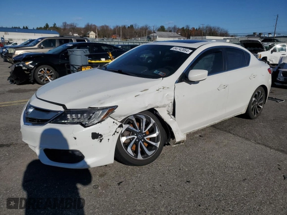 2016 Acura ILX w/Premium/A-SPEC Pkg with VIN 19UDE2F81GA003216, listed as a Copart auction lot 84742864 with 79,315 mi miles and Salvage Title. Bid and sale history available at carsss.com. Image 1.