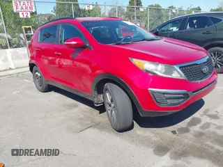 2014 Kia Sportage LX with VIN KNDPB3AC0E7607615, listed as a IAAI auction lot 41839123 with 93,946 mi miles. Bid and sale history available at carsss.com. Image 1.