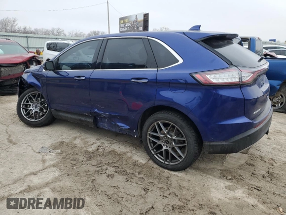 2015 Ford Edge Titanium z VIN 2FMPK4K82FBB73279, wystawiony jako Copart lot #43707385 z przebiegiem 146 111 mil mil oraz Szkoda całkowita • Salvage title. Historia ofert i sprzedaży dostępna na DreamBid. Obrazek 2.