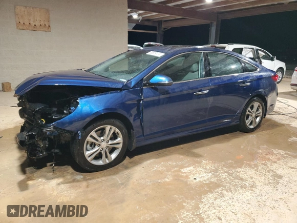 2018 Hyundai Sonata Sport Plus with VIN 5NPE34AF8JH674974, listed as a Copart auction lot 83859474 with 77,026 mi miles and Salvage Title. Bid and sale history available at DreamBid. Image 1.