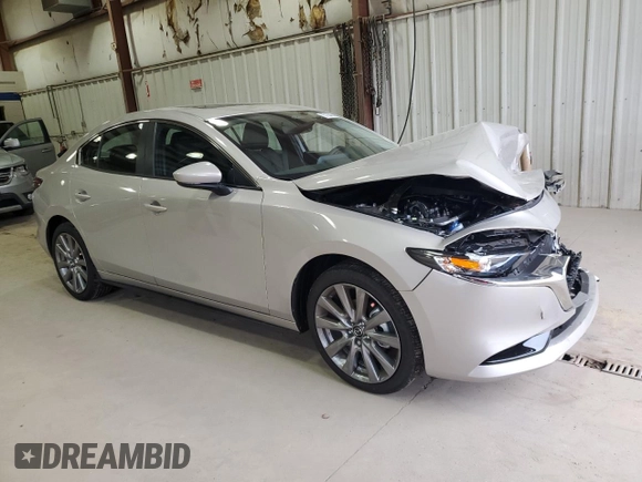 2025 Mazda 3 S Preferred with VIN JM1BPACM4S1763547, listed as a Copart auction lot 87384014 with Not Provided miles and Salvage Title. Bid and sale history available at DreamBid. Image 4.