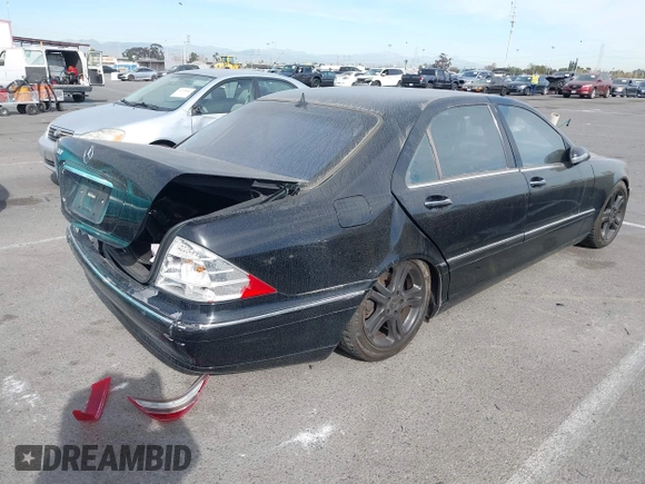 2001 Mercedes-Benz S 320/430/500 with VIN WDBNG70J11A135940, listed as a IAAI auction lot 41402937 with 172,277 mi miles and . Bid and sale history available at DreamBid. Image 4.