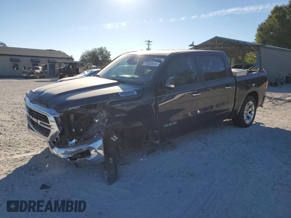 2019 Ram 1500 Big Horn z VIN 1C6RREFT1KN770958, wystawiony jako Copart lot #74503413 z przebiegiem 37 372 mil mil oraz Szkoda całkowita • Salvage title. Historia ofert i sprzedaży dostępna na DreamBid. Obrazek 1.