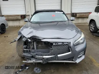 2017 Infiniti Q50 2.0t Premium with VIN JN1CV7AR5HM682420, listed as a Copart auction lot 43819665 with 117,620 mi miles and Salvage Title. Bid and sale history available at carsss.com. Image 5.