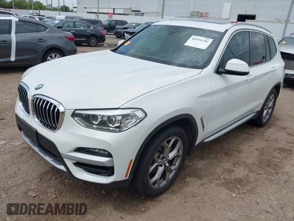 2021 BMW X3 sDrive30i with VIN 5UXTY3C04M9D81731, listed as a IAAI auction lot 41921255 with 81,047 mi miles and . Bid and sale history available at DreamBid. Image 18.