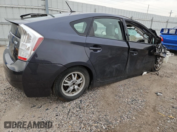 2010 Toyota Prius II with VIN JTDKN3DU0A0242605, listed as a Copart auction lot 51387045 with 0 mi miles and Salvage Title. Bid and sale history available at carsss.com. Image 3.