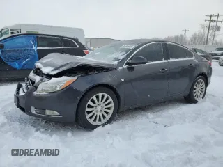 2011 Buick Regal CXL RL2 with VIN W04GP5EC3B1021622, listed as a Copart auction lot 45481965 with 314,031 mi miles and Clean Title. Bid and sale history available at carsss.com. Image 1.