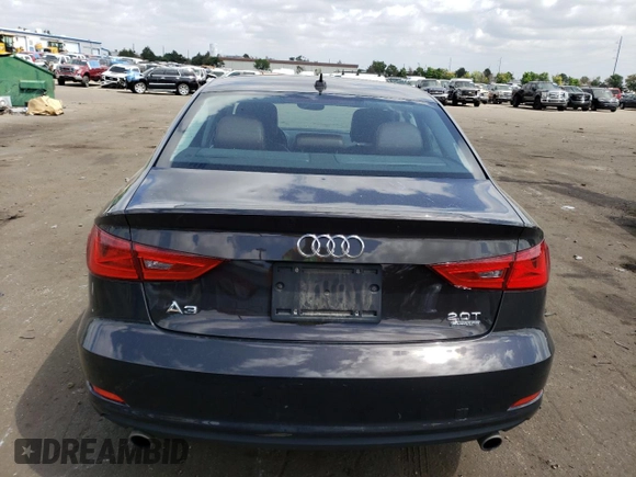 2015 Audi S3 2.0T Premium Plus with VIN WAUBFGFFXF1099616, listed as a Copart auction lot 58771153 with 14,616 mi miles. Bid and sale history available at carsss.com. Image 6.