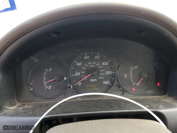 2001 Mazda Protege DX with VIN JM1BJ222310433605, listed as a Copart auction lot 49156215 with 205,146 mi miles and Salvage Title. Bid and sale history available at carsss.com. Image 9.