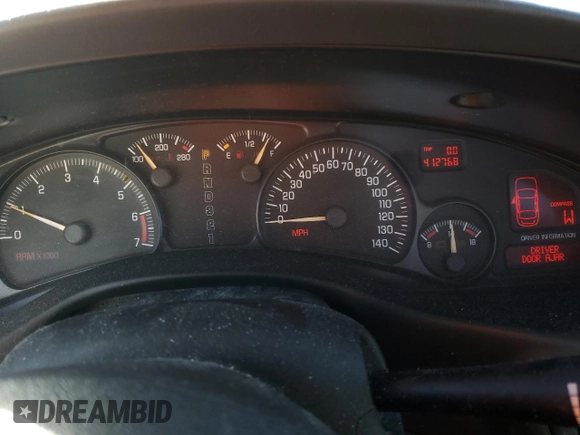 2003 Pontiac Bonneville SLE z VIN 1G2HY52K134186141, wystawiony jako Copart lot #42929915 z przebiegiem 412 768 mil mil oraz Szkoda całkowita • Salvage title. Historia ofert i sprzedaży dostępna na DreamBid. Obrazek 9.