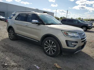 2017 Ford Explorer Platinum with VIN 1FM5K8HT8HGA08486, listed as a Copart auction lot 52991125 with 108,216 mi miles and Clean Title. Bid and sale history available at carsss.com. Image 4.