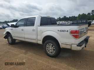 2011 Ford F-150 XLT with VIN 1FTFW1ET1BFD29677, listed as a Copart auction lot 54727835 with 155,367 mi miles and Salvage title. Bid and sale history available at DreamBid. Image 2.