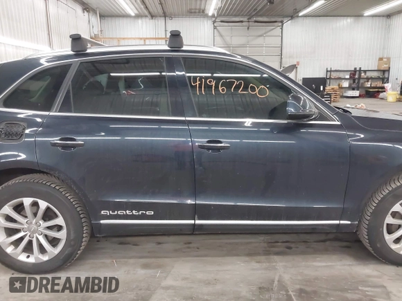 2016 Audi Q5 Premium with VIN WA1C2AFP0GA121286, listed as a IAAI auction lot 41967200 with 139,673 mi miles and . Bid and sale history available at DreamBid. Image 13.