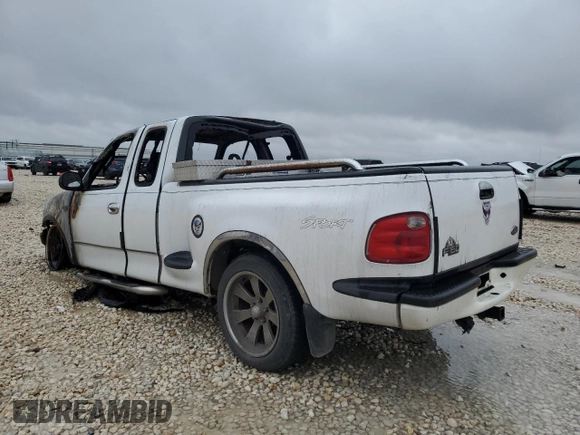 2001 Ford F-150 XL with VIN 1FTRX07W11KE88569, listed as a Copart auction lot 44734355 with 0 mi miles and Salvage Title. Bid and sale history available at carsss.com. Image 2.